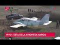 Avioneta narco derribada con 450 kilos de marihuana en San Antonio de Areco
