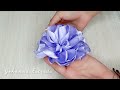 aprende hacer una flor en tela satin o raso para usar en cualquier proyecto