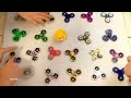 THE MOST BIGGEST COLLECTION OF FIDGET SPINNERS!