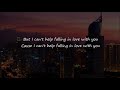 Can't Help Falling in Love - Diana Ankudinova (Lyrics) by Aydan