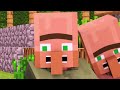 Zombie vs Villager Life: FULL ANIMATION - Alien Being Minecraft Animation