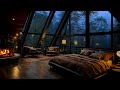 Sound of Rain on the Roof in the Middle of Nature - Rain sounds for sleep - Relieve Fatigue, Stress