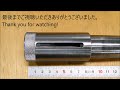 【加工動画42】旋盤で長穴加工/How to cut slotted holes on a lathe