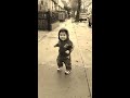 Baby boy walking