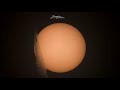 4K: SpaceX Starlink making waves across the Sun @ 120fps