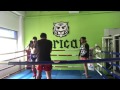 Sparring with my senior - round 3