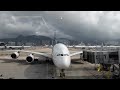Singapore Airlines A380 Time-lapse FULL TURNAROUND Hong Kong Airport with ATC