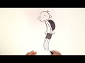 How to Draw Greg Heffley - Diary of a Wimpy Kid
