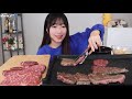 3kg of Steak Mukbang! 5 Different Parts of Meat