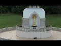 Evening at Peace Pagoda in Willen, Milton Keynes with the drone