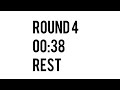 12 Round Boxing Timer: 3-min Rounds and 1-min Rest