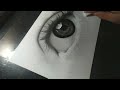 Easy way to draw a Realistic eye || 3D Drawing
