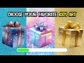 Choose you gift🎁💝🤮🤩||3 gift box challenge||2 good & 1 bad||Rainbow, Blue & Gold #giftboxchallenge