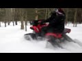 Ride along with Track kit equipped ATVs