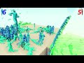 150x ICE MUMMIES + 1x GIANT vs EVERY GODS - Totally Accurate Battle Simulator.