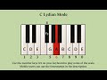 C Lydian Mode | Interactive YouTube Scales: Play Piano With Your Computer Keyboard