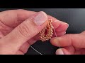 Christmassy Earrings || Super Easy Tutorial || DIY Beaded earrings