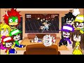 Super Mario Characters Reacts To Peppino Vs Pizzaface || Pizza Tower || {Sea Gacha}