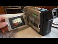 Включение видеокамеры VHS Panasonic VZ 1