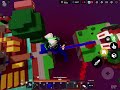 Roblox 1v1ing my friend in Roblox bedwars and doing some  with the new kit!