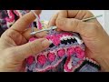 How to Crochet a Mandala Dandelion Blanket Part 13 (R92 -R96)