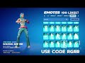 ALL ICON SERIES DANCE & EMOTES IN FORTNITE! (KATALINA)