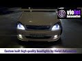 Opel Corsa C Utility custom headlights by Violet Automotive