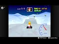 Mario Kart 64 - Frappe Snowland NTSC 1'44''99