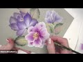 FolkArt One Stroke Relax and Paint With Donna - Open Rose and Lavender Flowers | Donna Dewberry 2021