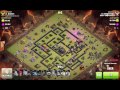 Clash of Clans: 3 Star Lavaloonion War Attack vs Maxed Defenses TH9