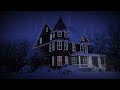 Christmas Music From Another Room - Relaxing Snow and Christmas Lights Ambience