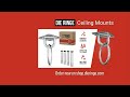 How to Set Up Your Gym Rings Ceiling Mounts  // Installation