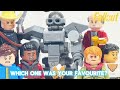 LEGO Fallout Season 1 All Characters & How To Build Them / Power Armor & Snip Snip Build
