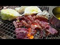 Roast squid and beef