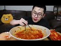 ASMR MUKBANGㅣHOT SPICY INSTANT NOODLES With DumplingㅣEATING SHOW