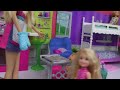 SLEEPOVER !  ELSA & ANNA toddlers - Chelsea Barbie