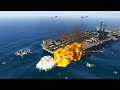 Russian F-15E fighter jet destroyed Ukrainian Aircraft carrier vehicles in Gta-5