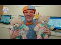 Blippi Builds-A-Bear!📖Blippi📖 Moonbug Kids📖 Learning Corner