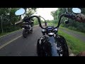 Bikes with Loud Pipes! The Harley Boys are Back in Town Vance n Hines Special riding w/Sport Bikes