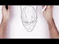 How To Draw Evil Flash | Step By Step | Suicide Squad Kill The Justice League