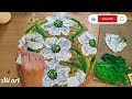 Acrylic painting with spoon for beginners/step by step/flowers