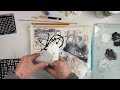 Intuitive Art Journaling - Intuitive Layers with Black and White! - A pathway to your 