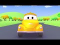 The Car Patrol: fire truck and police car with Tom the Tow Truck and the accident  in Car City