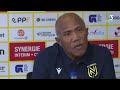 Conférence de presse du FC Nantes : retour d'Antoine Kombouaré au poste d'entraîneur