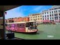 Venice , Italy Canal Tour | Canal Grande Venice 4k