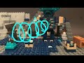 Lego Minecraft stop motion wardens sonic boom attack