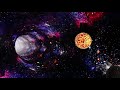 4K Video. Soothing Music for Sleep, Power Nap, Meditation (Space Travel)