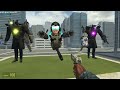 EVOLUTION CHARGED CAMERAMAN TITAN VS UPGRADED TITAN CAMERAMAN INFECTED AND POSEIDON in garry's mod
