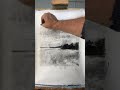 Charcoal landscape drawing