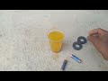 TORNADO 🌪️ In Water Glass || Using Magnet & Battery ||.